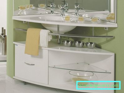 Кутова раковина в ванну кімнату - 95 фото ідей красивого дизайну