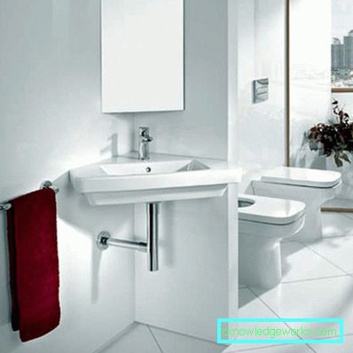 Кутова раковина в ванну кімнату - 95 фото ідей красивого дизайну