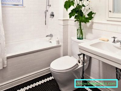 Чорно біла ванна кімната - 75 кращих фото ідей модного дизайну