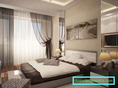 Фото кращих дизайнів для спальні 15 кв. м. в сучасному стилі